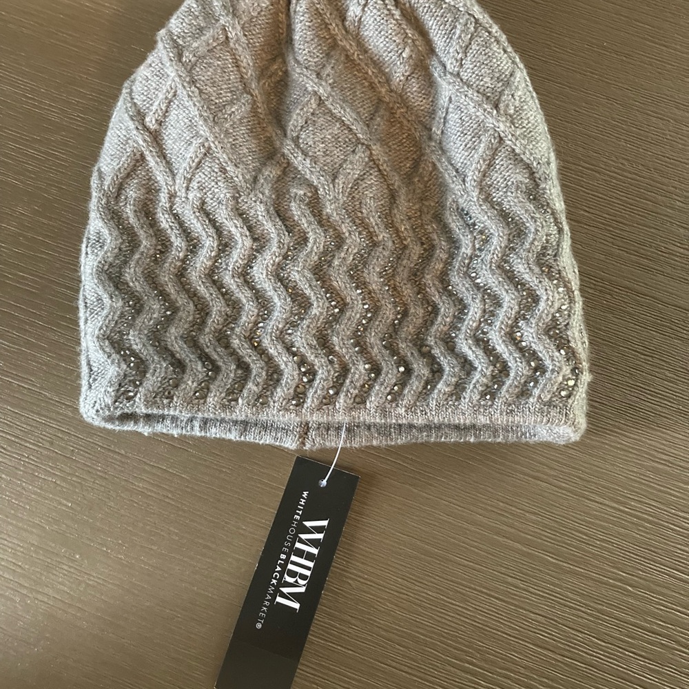 Ladies White House black market beanie hat
